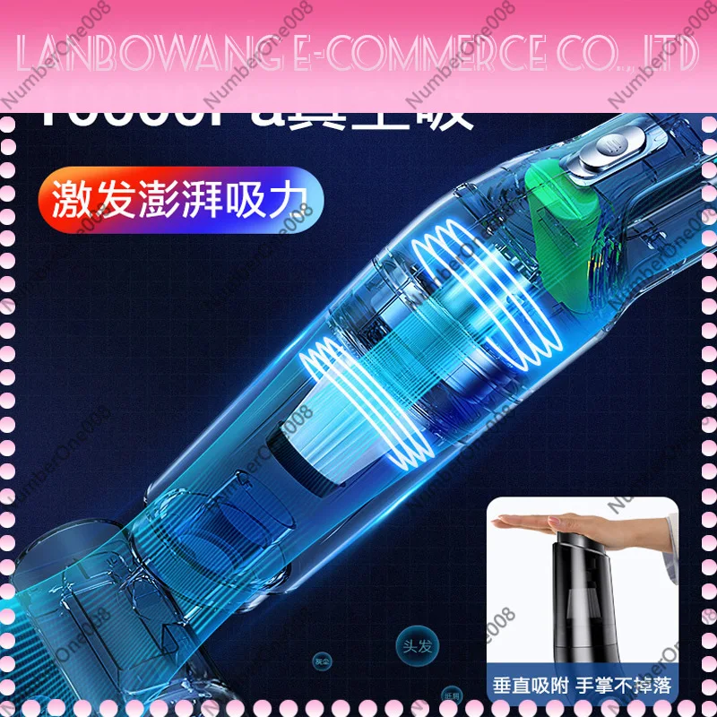 Portable Wireless Vacuum Cleaner Car Home Rechargeable Handheld High Power Strong Suction Cleaning Tool
