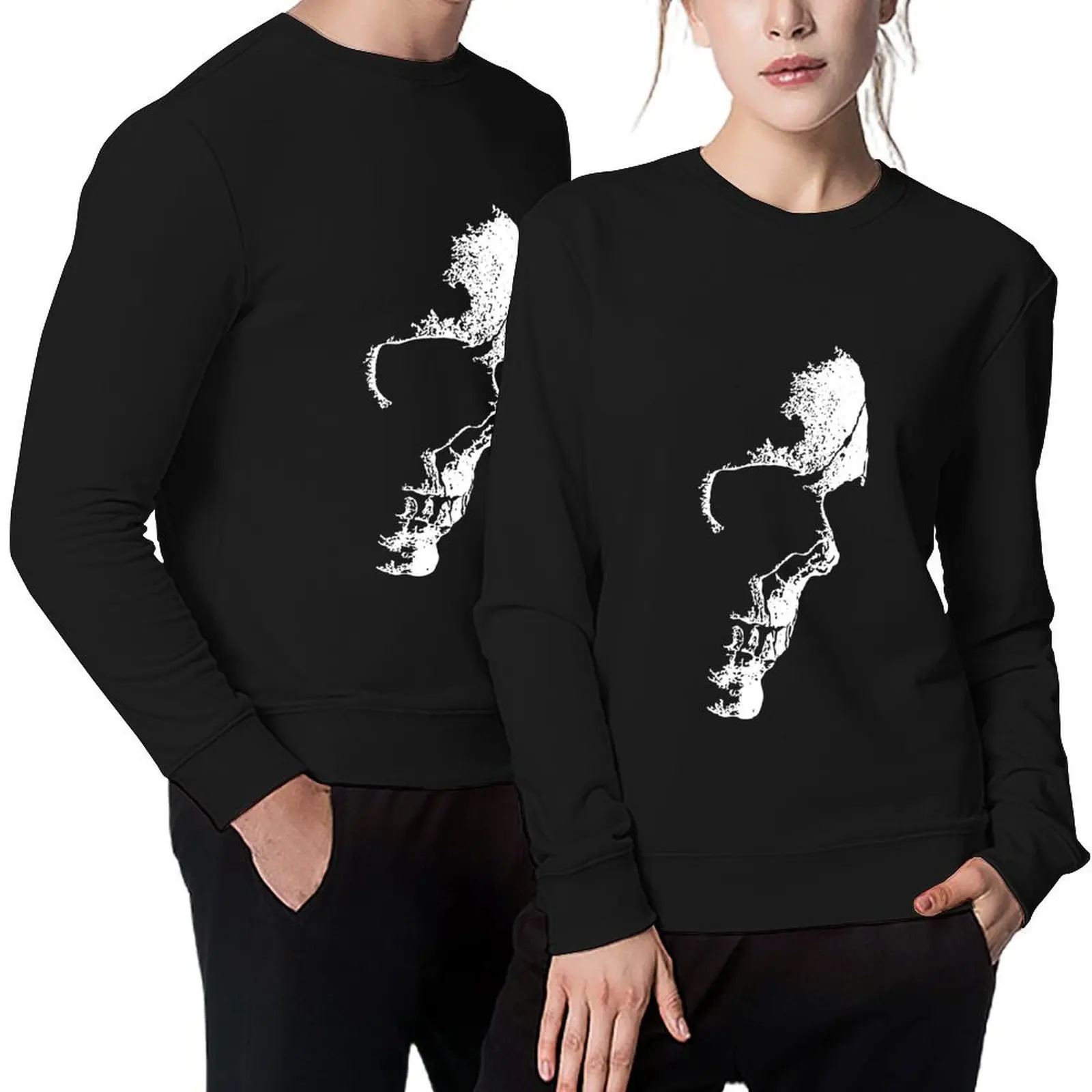 

Nightmares... Skull Pullover anime clothing mens designer clothes tracksuits aesthetic clothing sweatshirt male