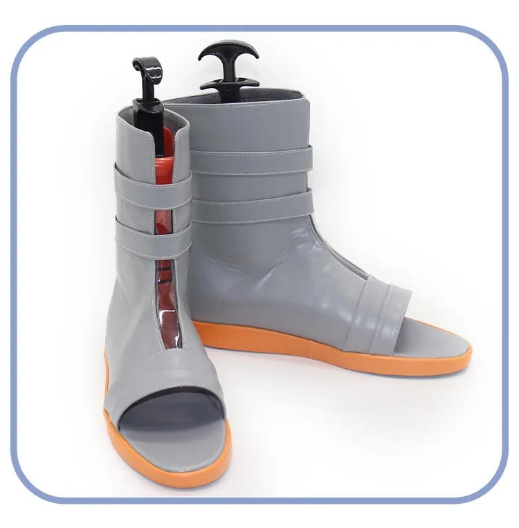 オーガスタコスプレ靴 PU レザー靴ハロウィンカーニバルブーツアニメ GACHIAKUTA アクセサリーコスプレ小道具カスタムメイド