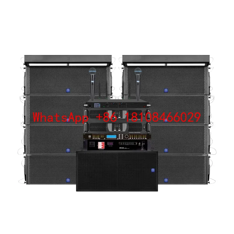 

CHORDIO LY310 Dual 10-inch External Three-frequency Line Array Full Frequency Speaker,outdoor Speakers Professional for Stage