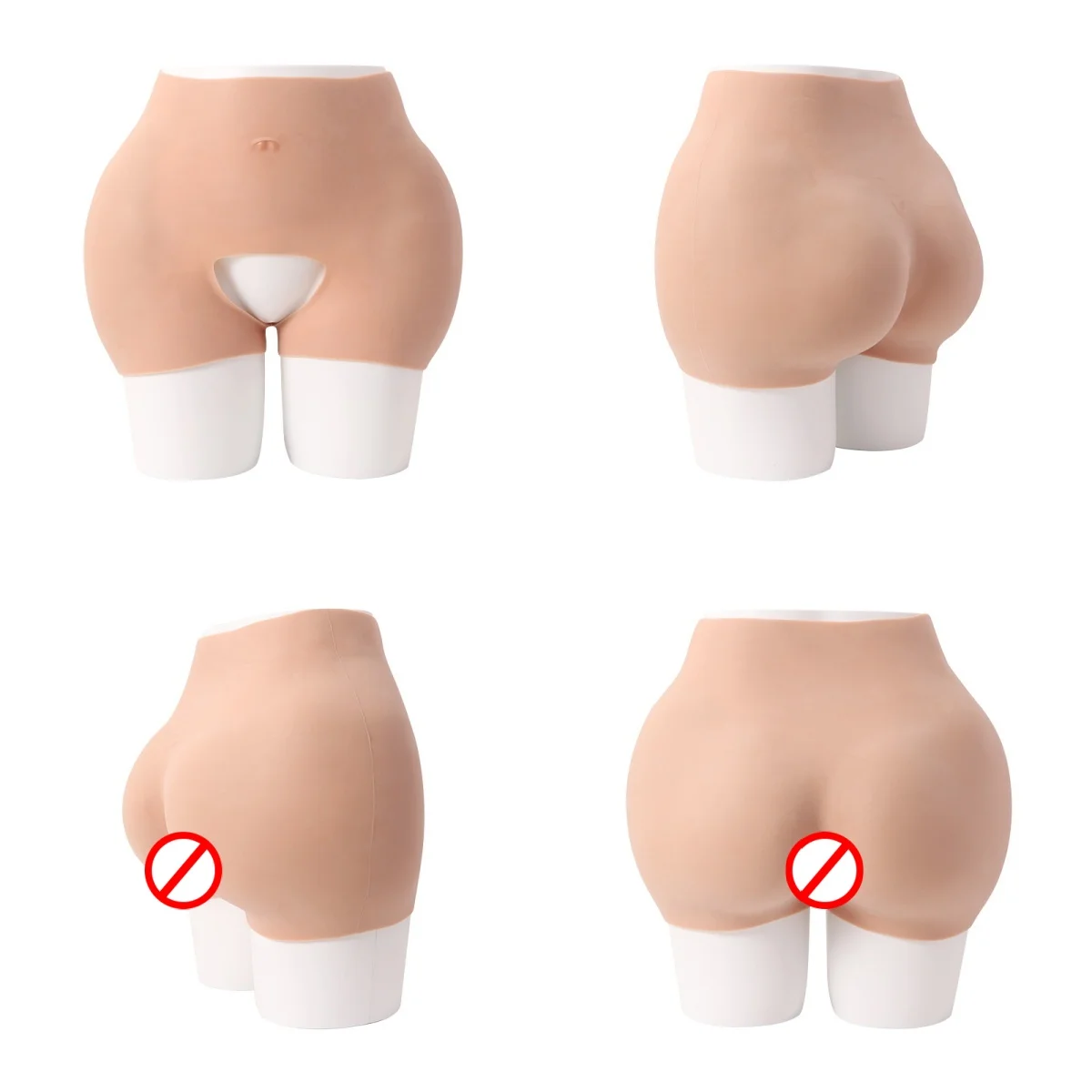 Breast Shape Silicone Buttocks and Hips Female Realistic Silicone Big Butt Fake Butt Pads Shaping Pads Panties