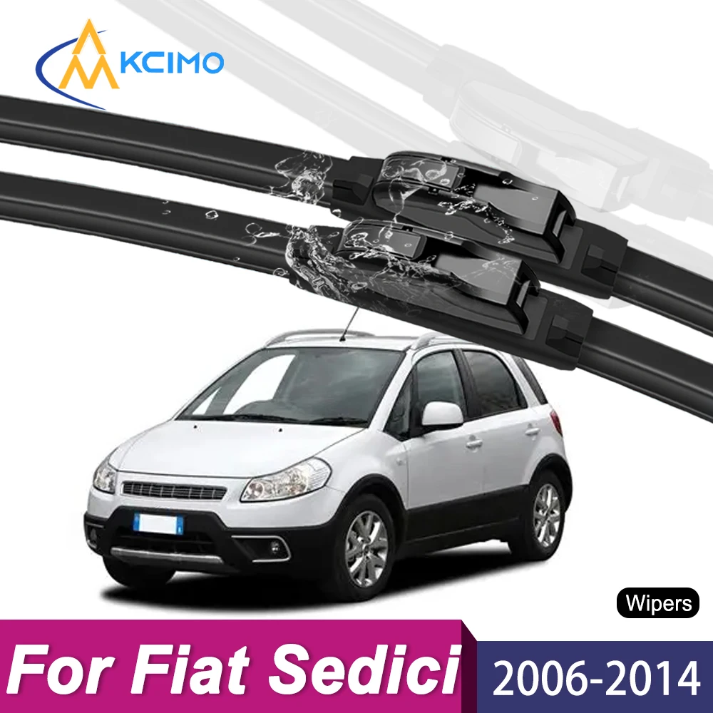 

High Quality Natural Rubber Front Wiper Set Compatible For Fiat Sedici 2006-2014 Direct Replacement Car Parts