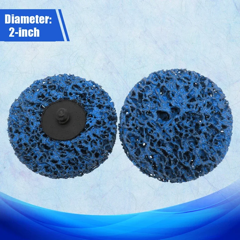 6/9/18pcs 2 นิ้วเพชรสีฟ้า 1 ก้านเชื่อมต่อ Blue Diamond แผ่นบดเพชรสีฟ้าล้อขัดขัด Pad