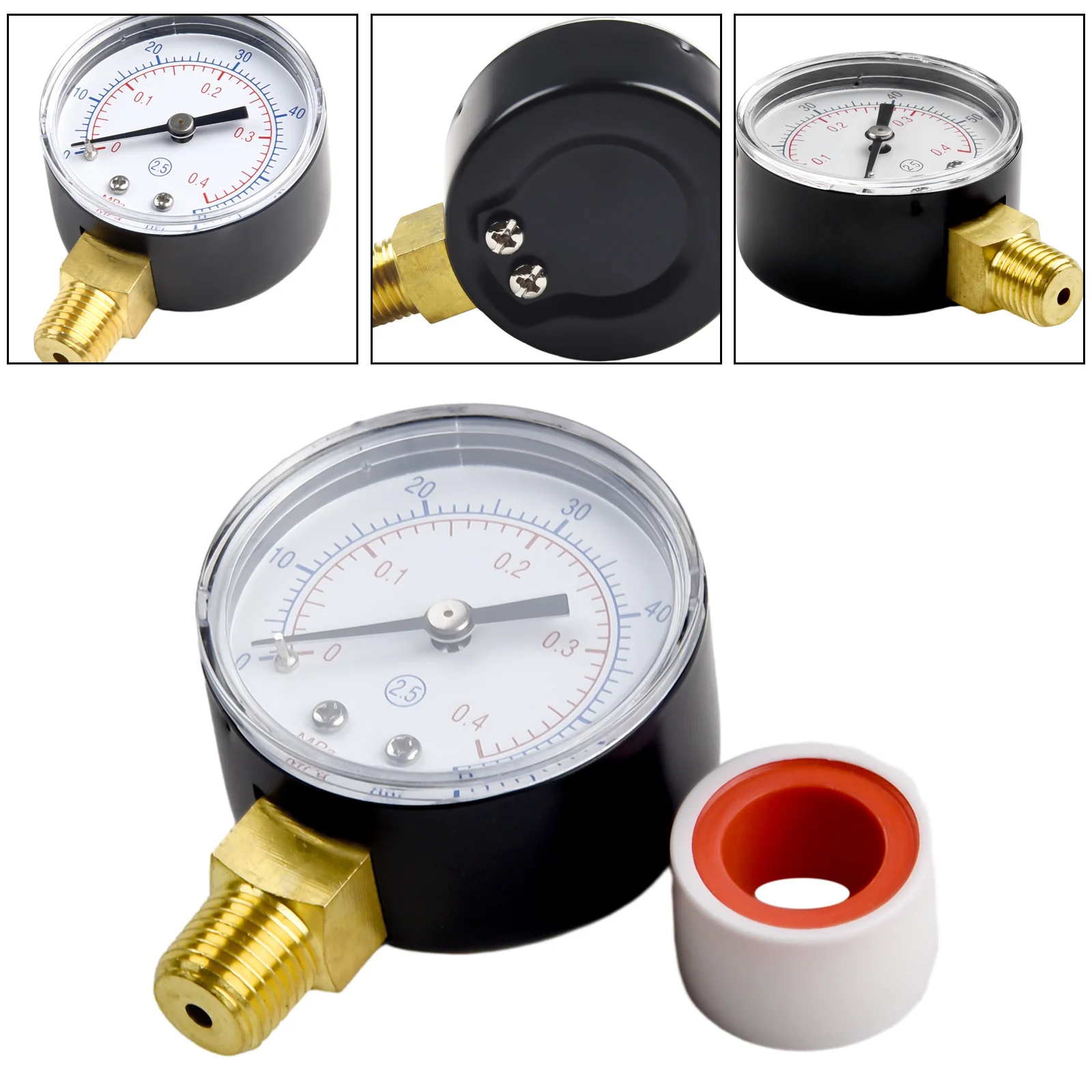 ECX270861 Bottom Mount Pressure Gauge Compatible with For Hayward Sand Filters Suitable for S180T S210T and more