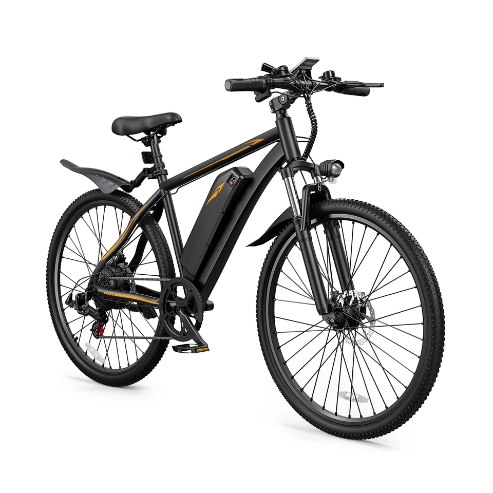 DYU M26 Electric Bicycle 1000W Peak Motor 60WH Removable Battery Electric Bike 26 Inch Mountain E-bike UL2849 image 8