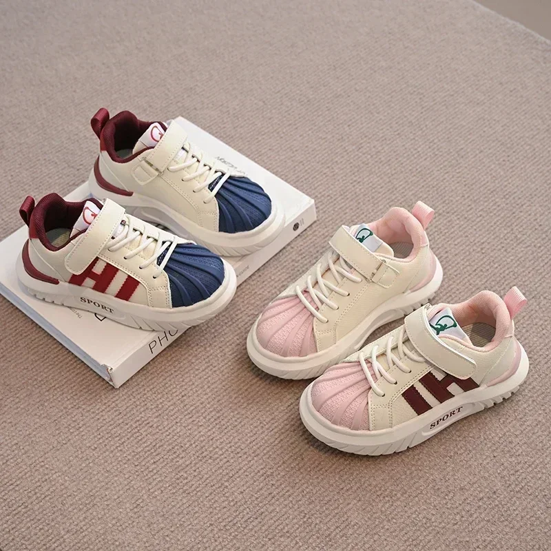 

New Arrival Fashion Women's Children's Casual Shoes Breathable Sport Shoes for Middle and Large Children Student Single Shoe