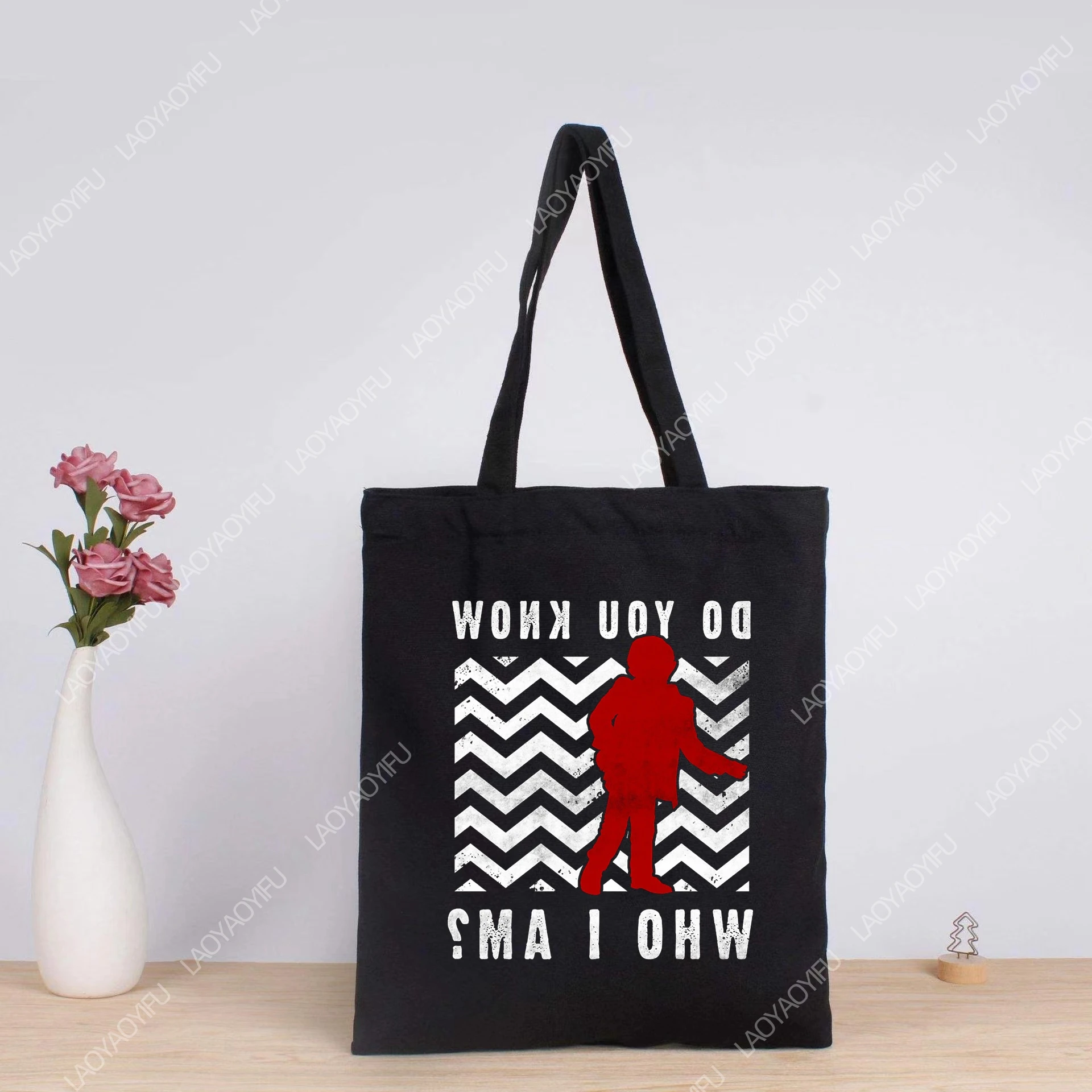 Twin Peaks Movie Tote Bags for Student Cloth Bag Totebag Women Shopper Shopping Aesthetic Woman Canvas Large University Shoulder