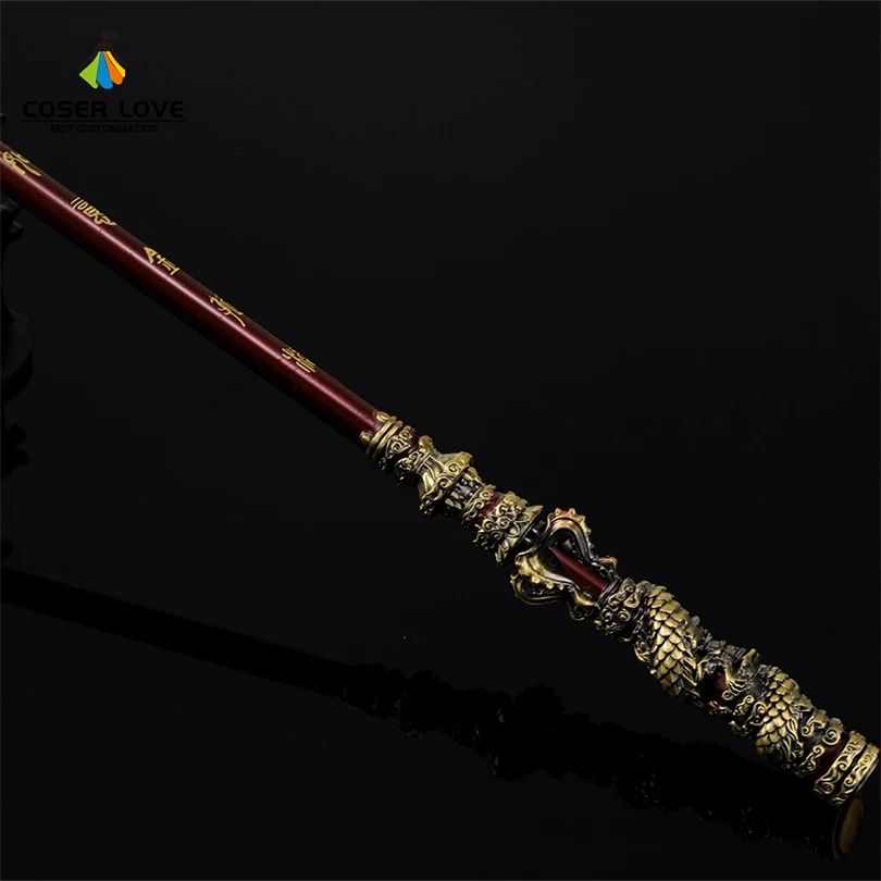 Schwarzer Mythos: Wukong Golden Cudgel Alloy Crafts Cosplay Ornament Modell Prop Cosplay Weihnachten Halloween