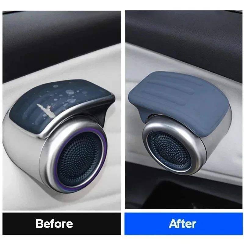 Cubierta de silicona para pasamanos de puerta, reposabrazos de cambio de marchas, cubierta protectora Interior de coche para BYD Atto 3 Yuan Plus 2022-2025