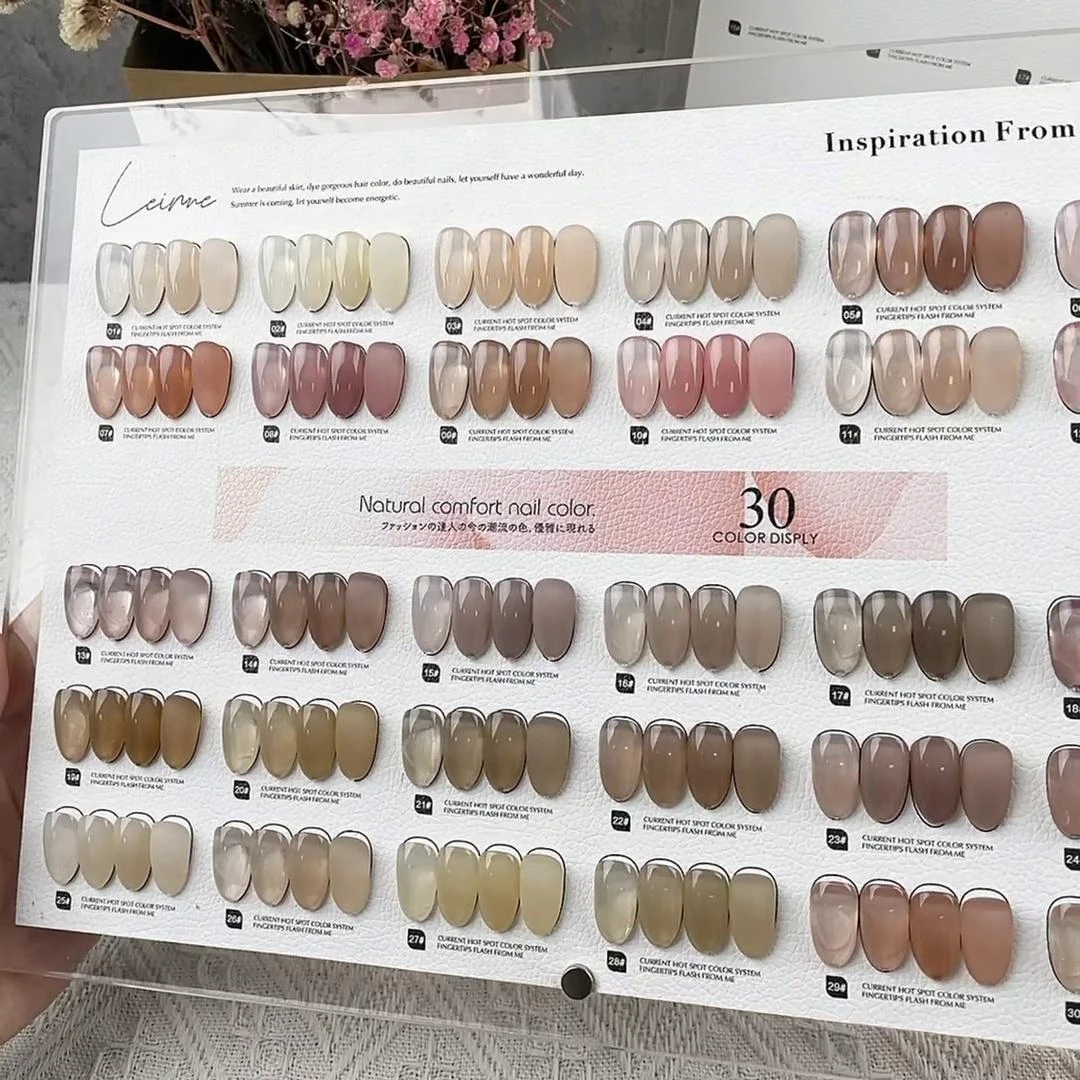 Nagel-Display-Board-Tipps für die Präsentation von Farbbüchern, Nagellack-Diagramm, polnisches Kartenbrett, Salon mit Regal