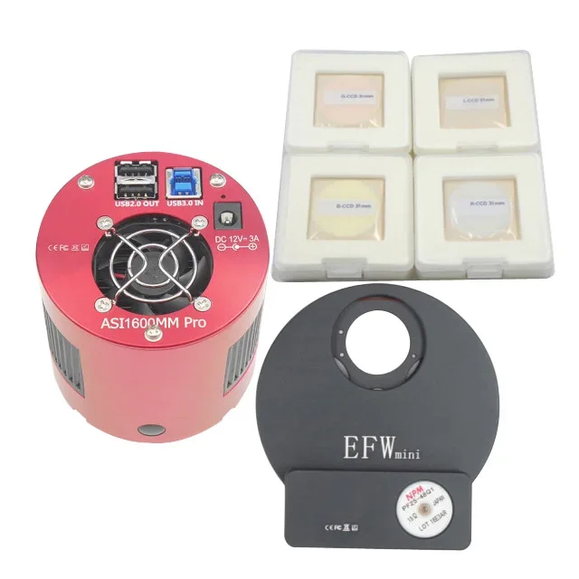 

Astronomical Usb Telescope Camera Astronomy Color CCD CAMERA for Telescope Digital Eyepiece Camera ASI1600MM-P Mini Kit2