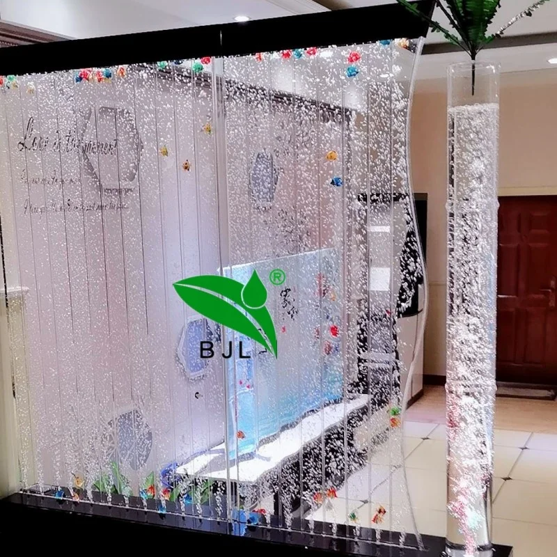 

Customization.Modern Acrylic LED Lighting Water Bubble Walls Panel Screen Partition Decoration