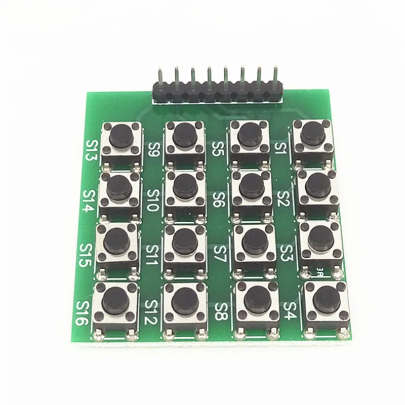 Module de clavier 4x4, clavier matriciel 16 touches, micro-ordinateur à puce unique pour Arduino