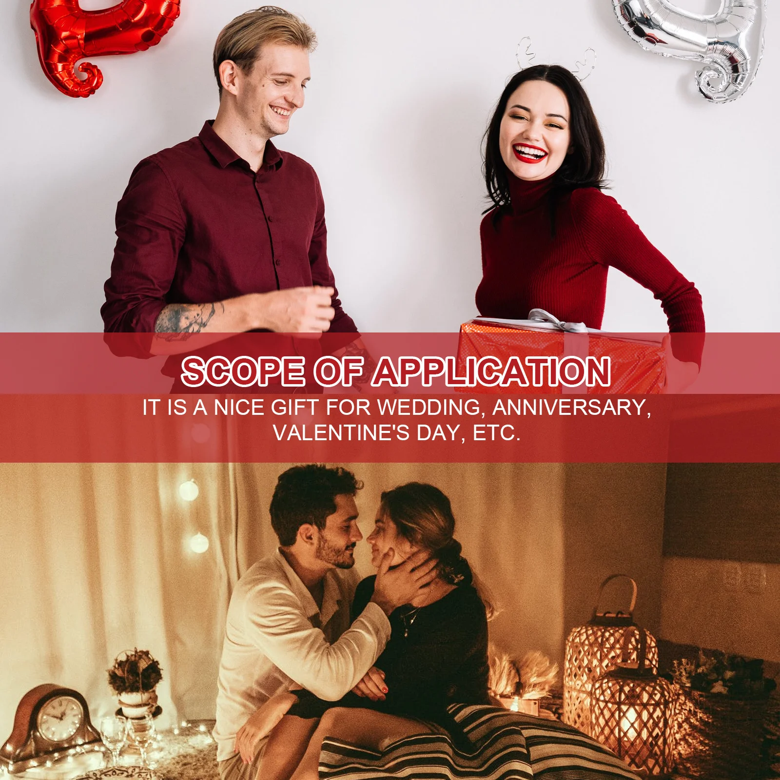 

Couple Hand Plaster Glowing Glass Cover Decor For Valentine'S Day Wedding Anniversary Home Desktop Ornament