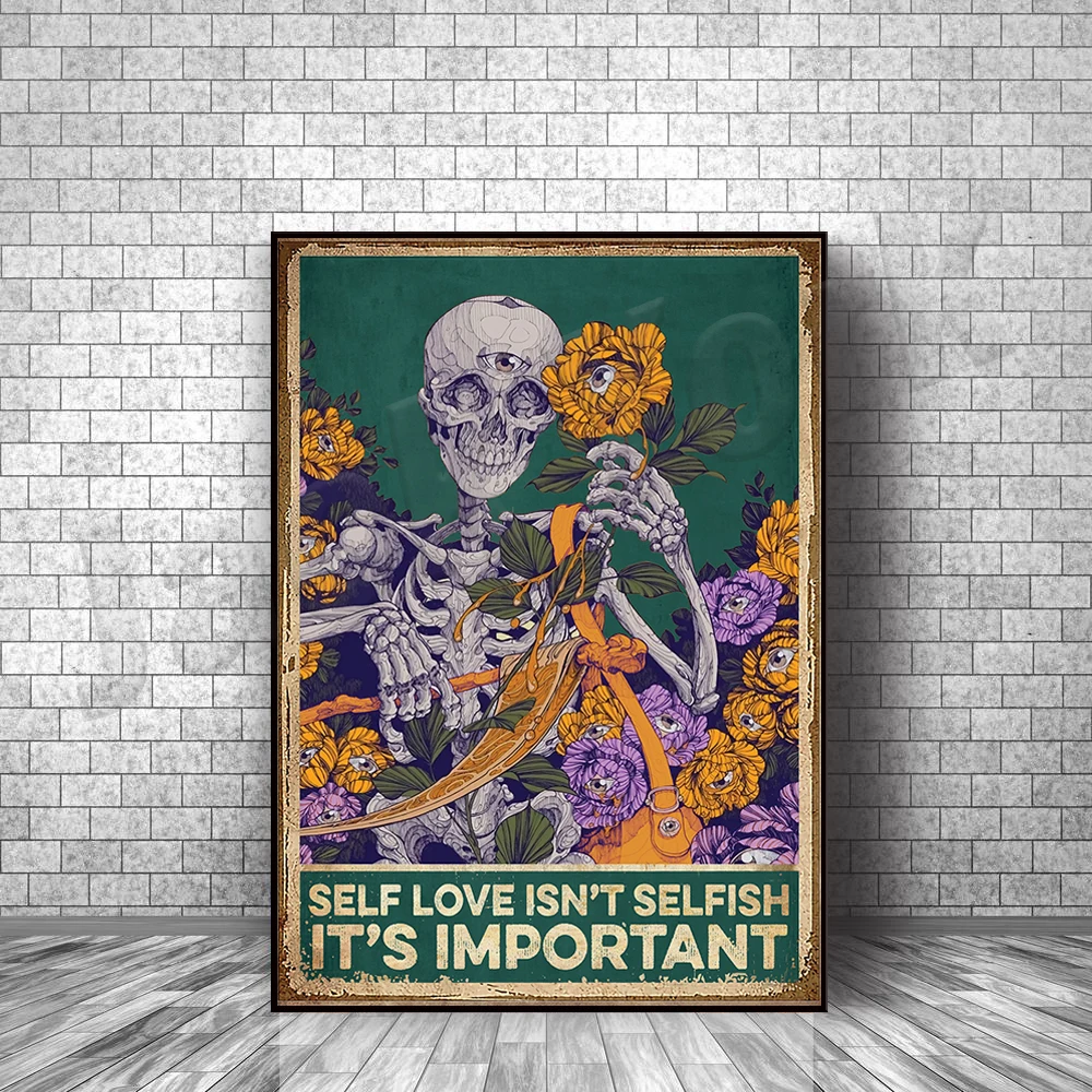 And Into the Garden I Go to Lose My Mind And Find My Soul Vintage Poster Vintage Fun Wall Art Poster Inspirational Garden Poster