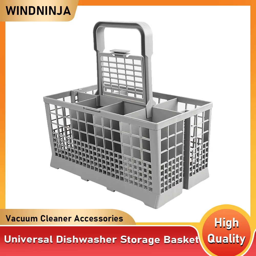 Universal Dishwasher Cutlery Basket Foldable Kitchen Tableware Drying Organization for Dishwasher Replacement Accessory 1Pc