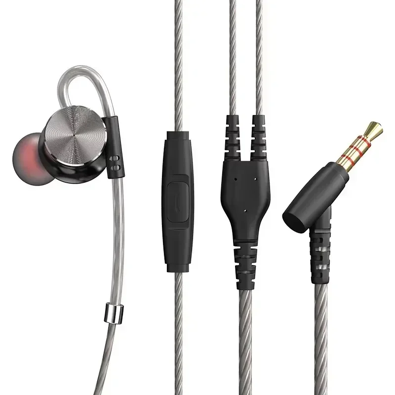 ZLRLMHY-Écouteurs de jeu magnétiques filaires, HiFi Bass Stereo, Type-C Music Earphones, Phone Computer Microphone Earphones, 3.5mm