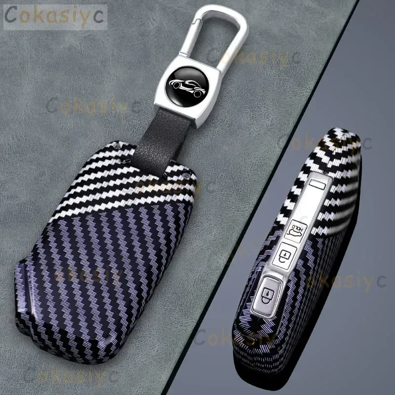 Чехол для автомобильного ключа из углеродного волокна, чехол для Kia Sportage, набор ключей, новый K3K5 DL3/K7/K8 GL3/Sorento MQ4/KA4 Keku Saitus Lion