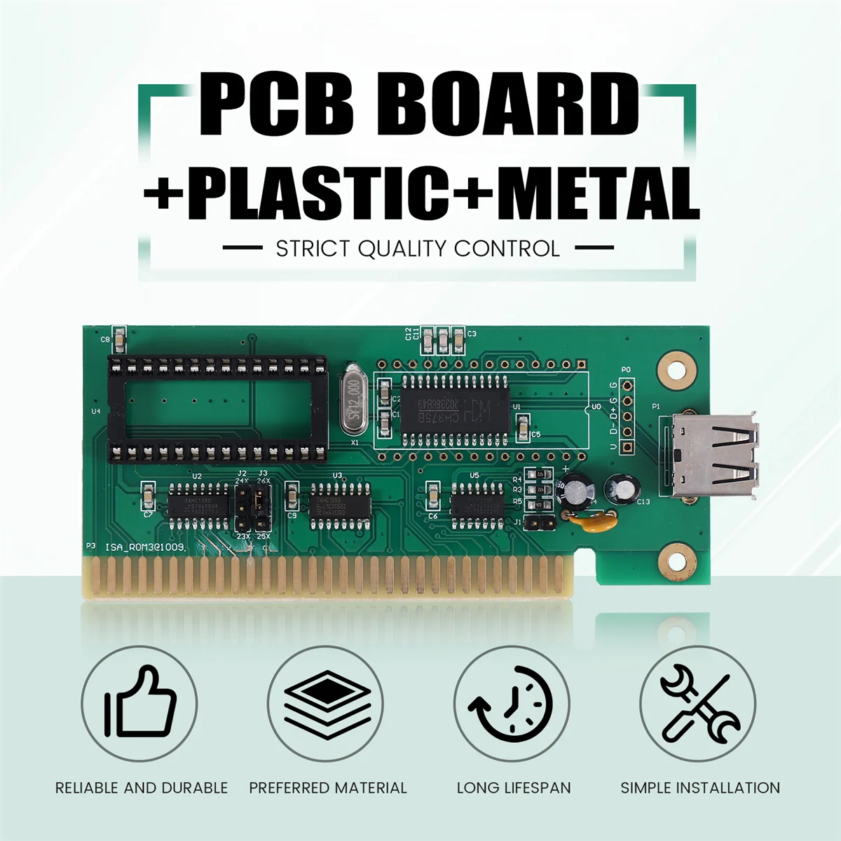 ¡CALIENTE! ! Placa adaptadora ISA a USB Interfaz ISA a interfaz USB para control industrial