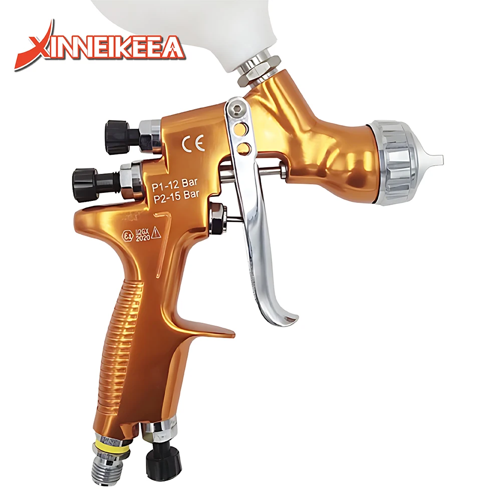 HD Auto Paint Spray Gun Saigaole Boutique Manual Paint Spray Gun Air Tools Leather Repair Gun HVLP Nozzle 1.3mm Cup 600ml