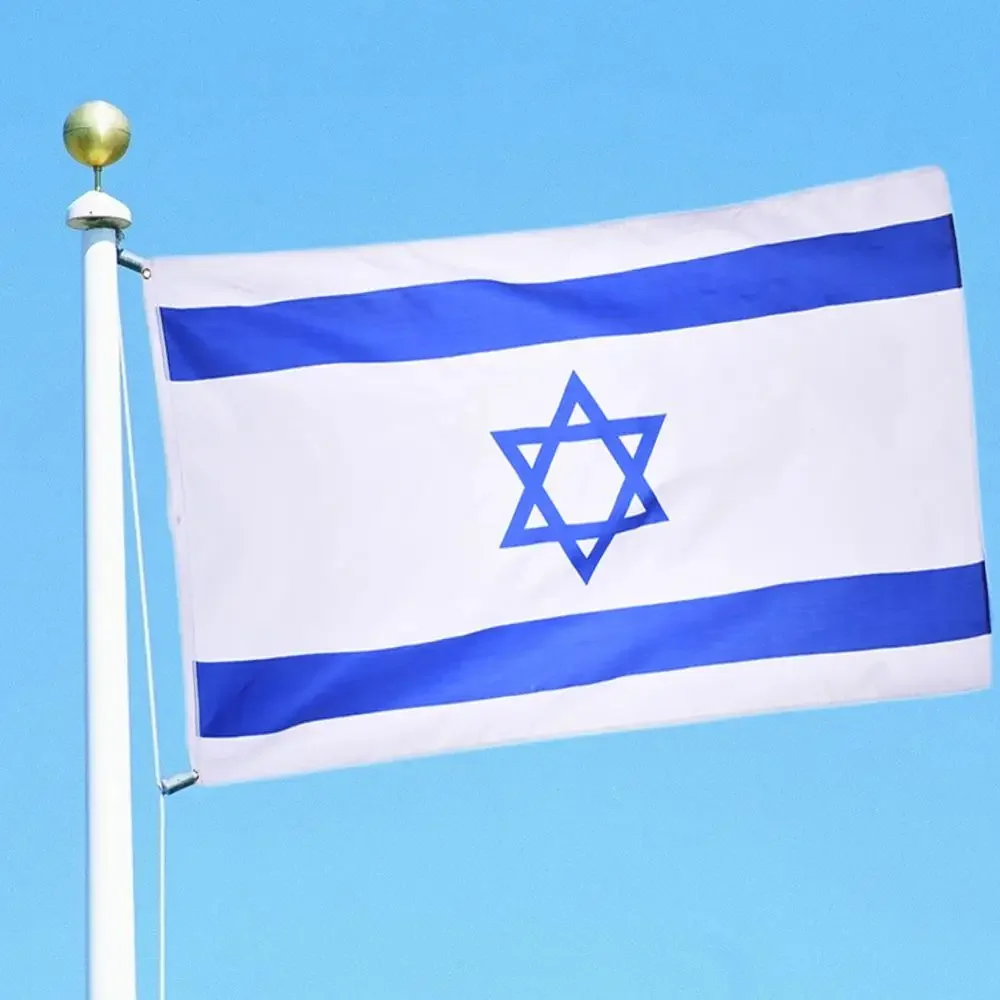 3x5 Feet Israel Flag Polyester Flags 90x150cm Big Banners Israeli Isreal Flag Banner for Festival Home Decoration