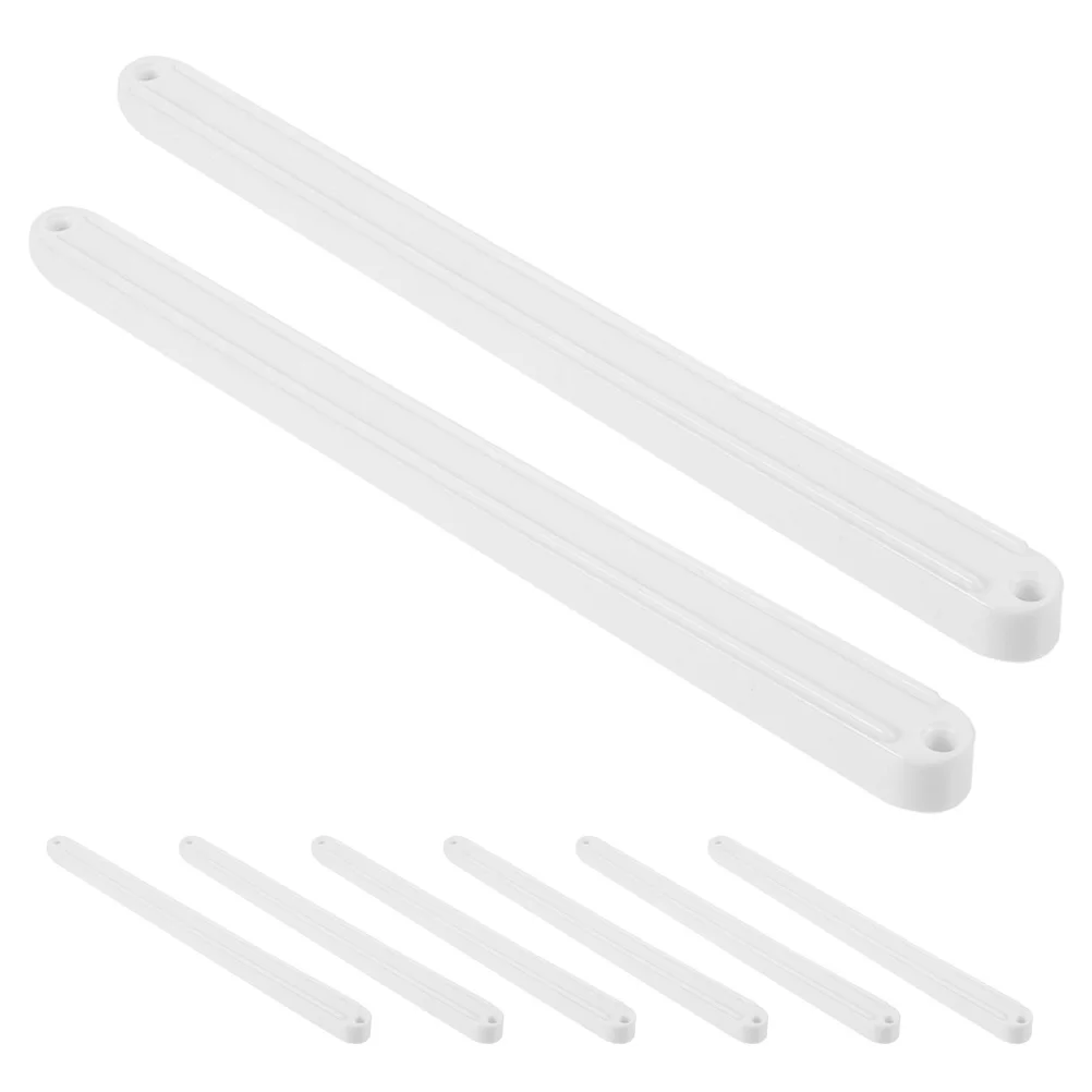 

8 Pcs Heavy Duty Drawer Slides Tracks 235mm White Color Furniture Sliding Rails Guides Replacement Kitchen Dresser Parts