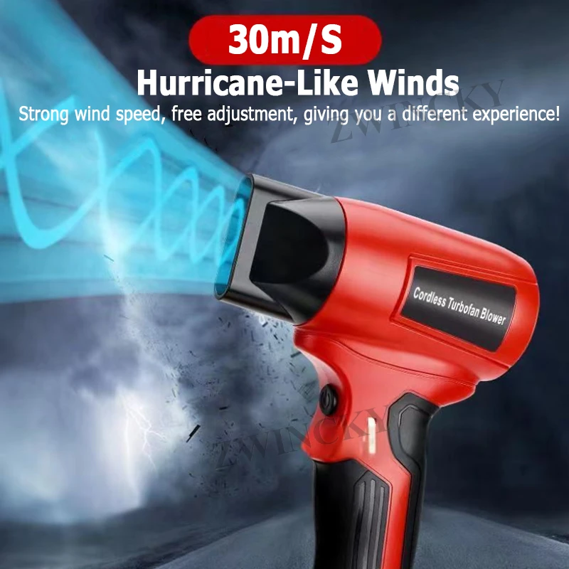 Pistola sopladora de chorro, ventilador Turbo violento para Makita/Dewalt/Milwaukee/Bosch/Ryobi, batería de 18V y 20V, miniventilador de chorro de mano inalámbrico