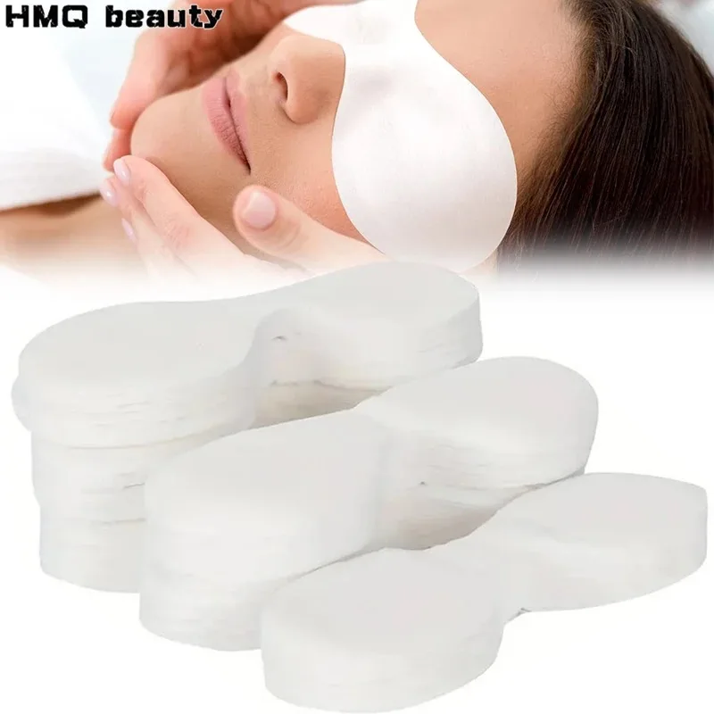 100Pcs Disposable Eye Mask Paper Ultrathin Natural Cotton Patches For DIY Eye Skin Care Moisturizing Sheets SPA Beauty Tools