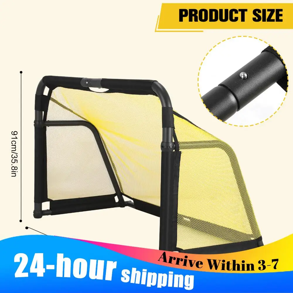 

Freestanding Target Goals Easy Setup Portable Football Rebounder Net Reusable Gifts Aids & Equipment for Kids Teens & Adults