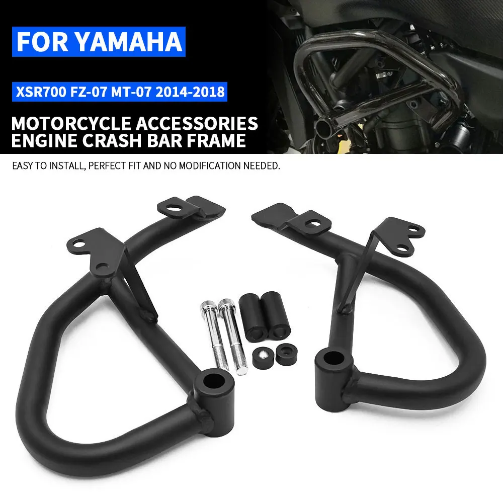 Per YAMAHA XSR700 FZ-07 MT-07 FZ07 MT07 2014-2018 Accessori Moto Protezioni Motore Paramotore Paratelaio Paraurti