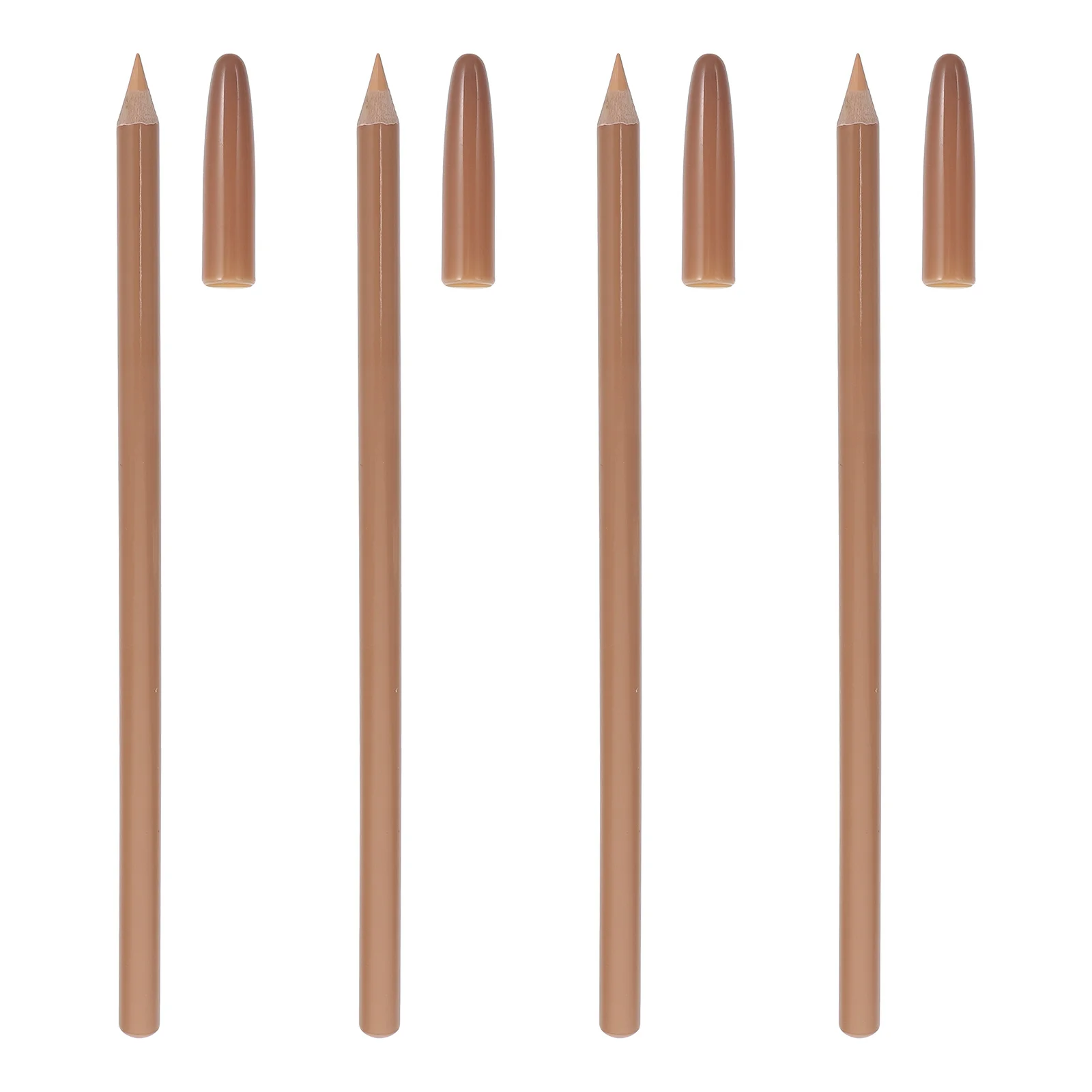 4 قطع قلم كونسيلر احترافي للعين والهالات السوداء أداة الوشم قلم مكياج متعدد الاستخدام مع لون طبيعي لطيف