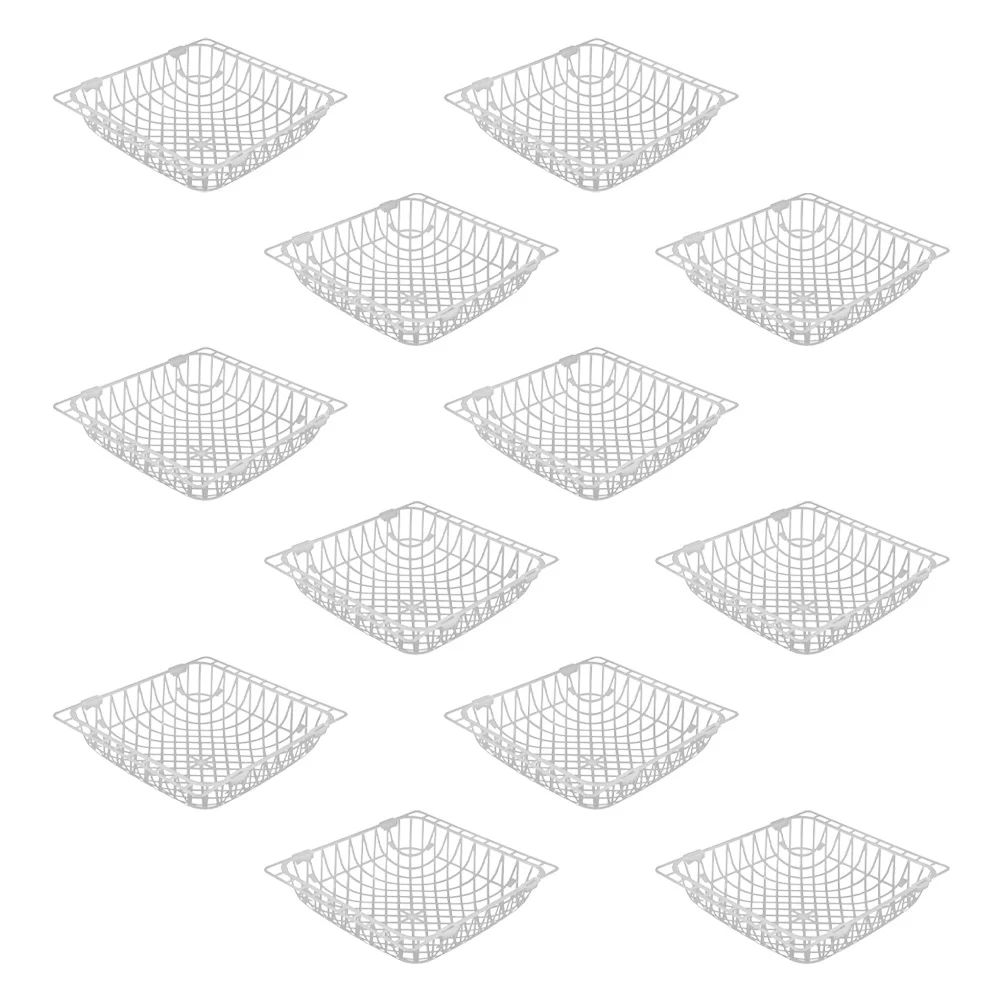 

12Pcs Plastic Pigeon Nest Versatile Design Aesthetic Simple Elegant Appearance Bird Cage Nests Pigeon Coop Nest