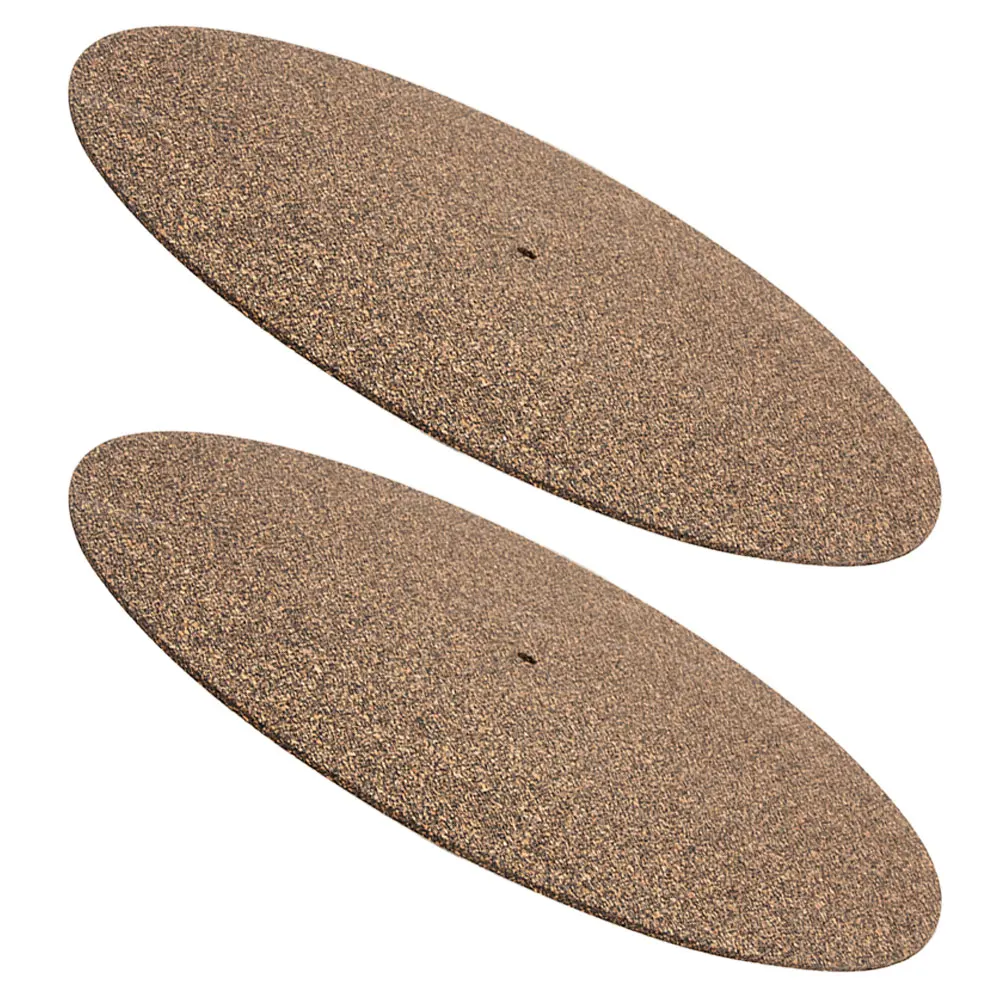 

2 Pcs 12 Inch Cork Vinyl Record Protective Pad for Turntable Platter DJ Equipment Accessories Record Player Mat Home Disc Mat