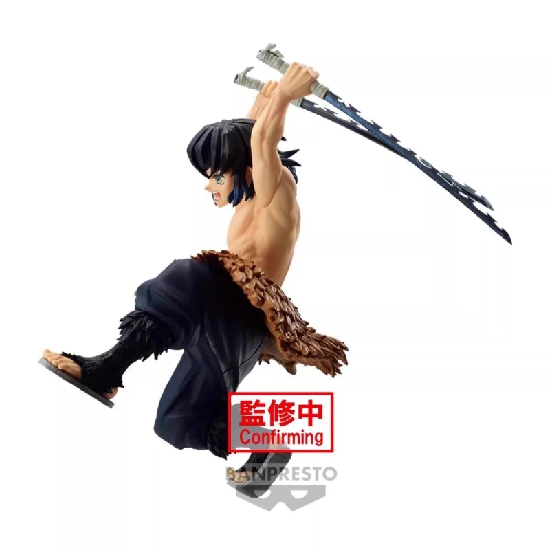 In Stock Bandai BANPRESTO Demon Slayer Kimetsu no Yaiba VIBRATION STARS Inosuke Hashibira Figure Anime Action Model Toys Gift