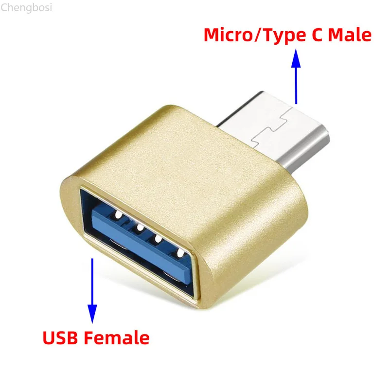 Mini OTG Cable USB Adapter Micro USB / Type C to USB Converter for samsung xiaomi Tablet PC Android MP3 U Disk Reader Connector