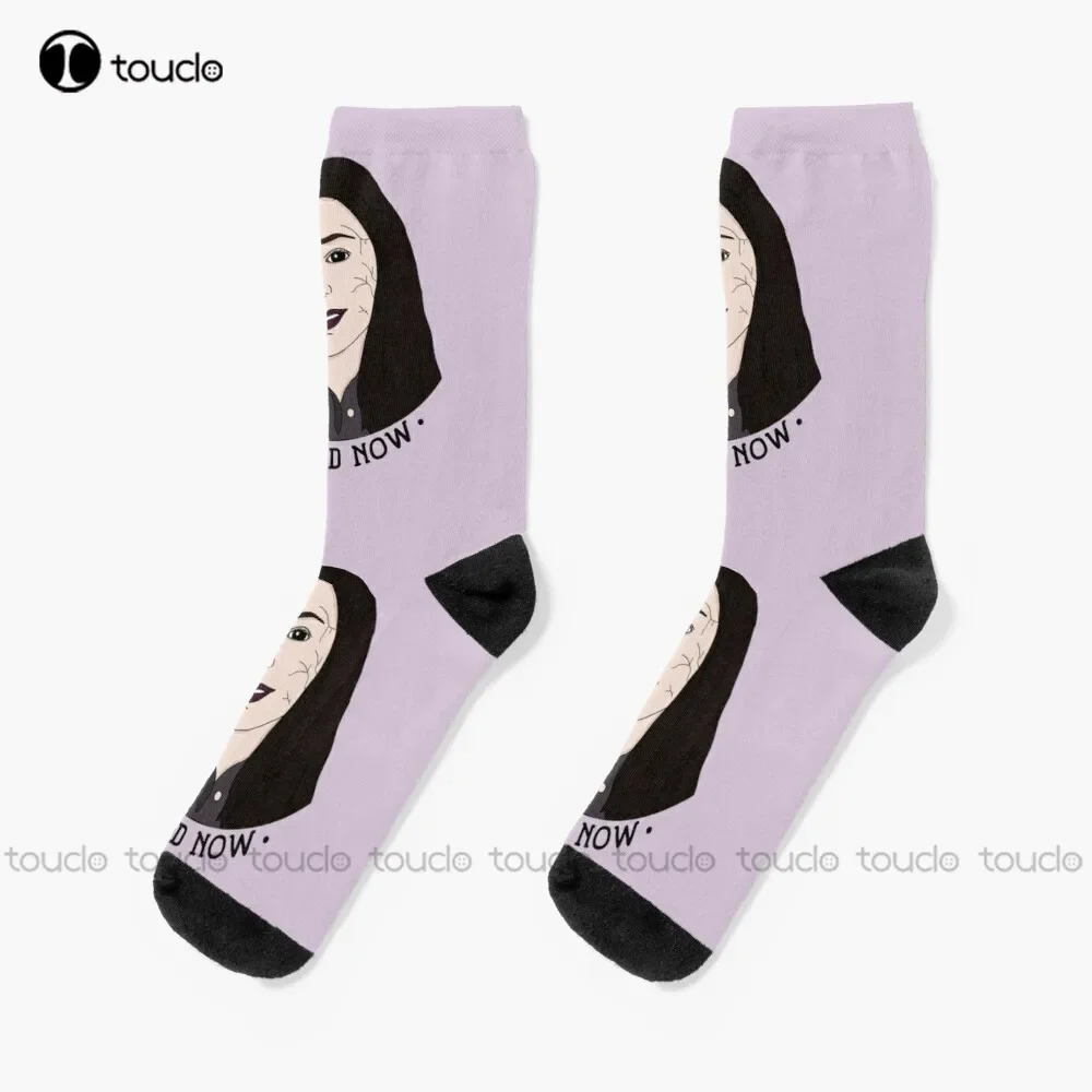 Dark Willow Bored Now Btvs Socks Womens Black Fun Socks Personalized Custom Unisex Adult Teen Youth Socks 360° Digital Print Art