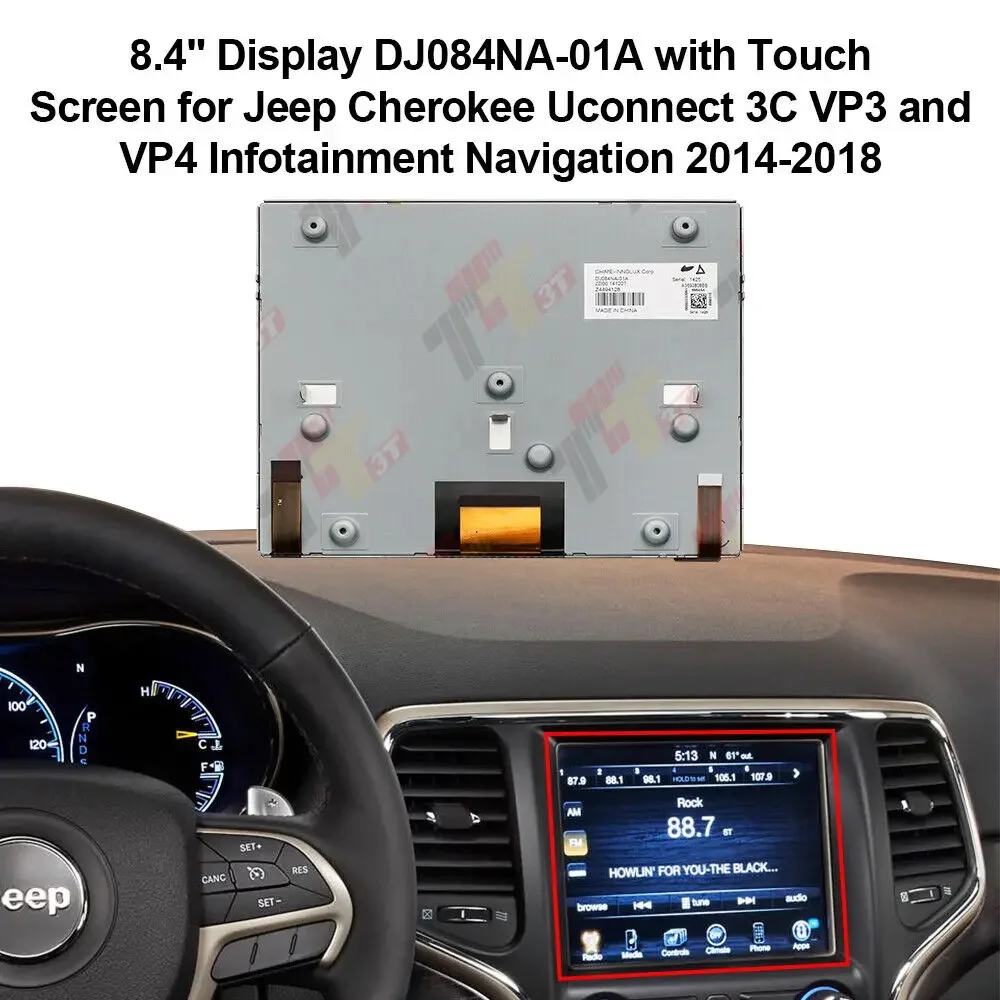 

LCD Display with Touch Panel for Jeep Cherokee Dodge RAM 1500 Navigation DJ084NA-01A