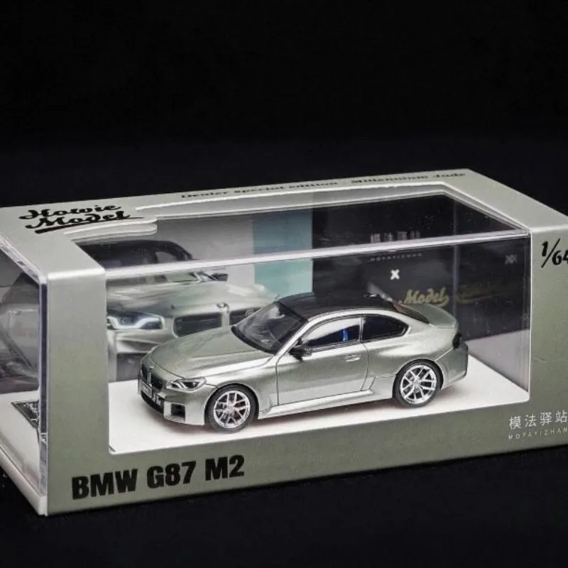 In stock 1: 64 M2 G87 millennium jade,Exclusive high-end alloy imitation car model for dealers,Creative decorative item