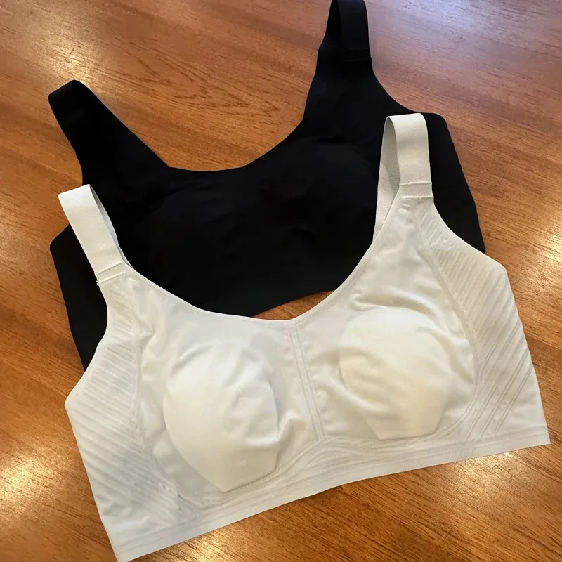 

Ультратонкий бюстгальтер с охлаждающим эффектом для женщин, компрессионный, из ледяной кожи, большие размеры, бесшовный, без косточек, 80 90 95 100 CDE fi/3