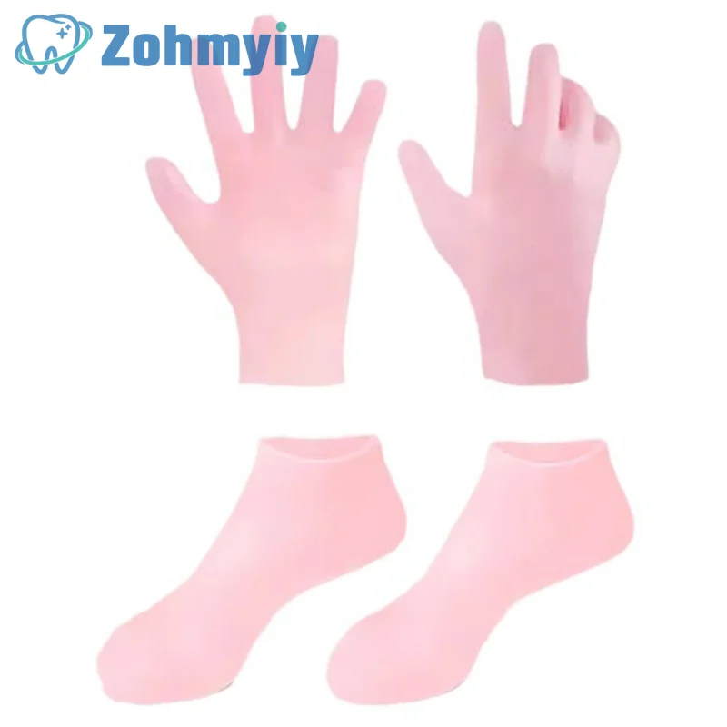 Silicone Socks Moisturizing Gel Socks Exfoliating and Preventing Dryness Spa Foot Care Tool Cracked Dead Skin Remove Protector