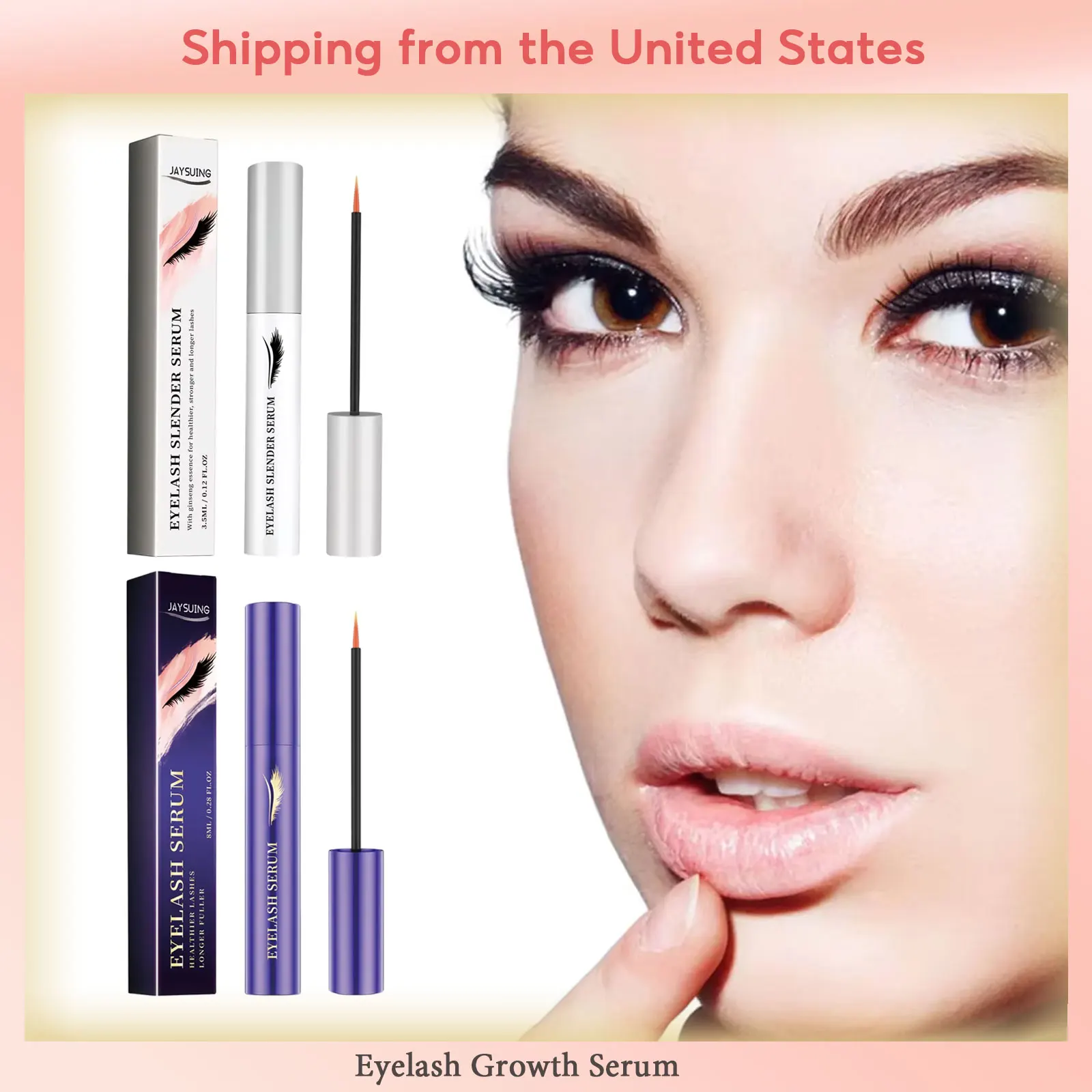 

Eyelash Growth Serum Natural Curling Powerful Makeup Lengthening Thicker Lashes Enhancer Longer Lasting Eyebrow Eye Lash Liquid