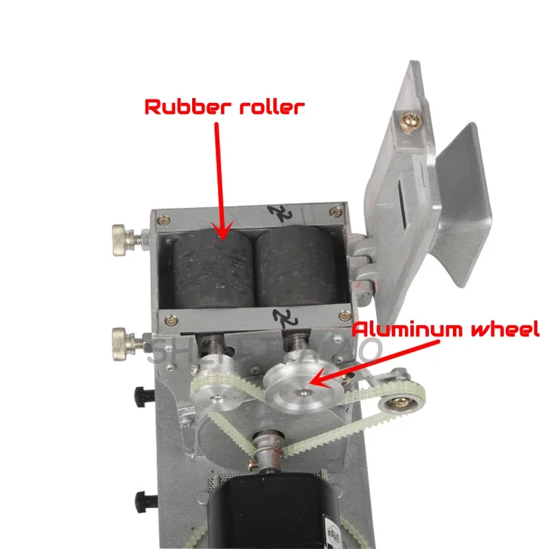 220V Electric Rice Hulling Machine Rice Hulled Husk Machine Belt Out the Brown Rice Machine