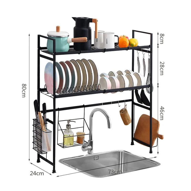 

High Quality High Quality Stainless Steel Kitchen Accessories Tool Storage Rack Dish Rack