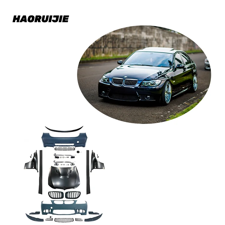 

e90 accessories 3 series car bumper for BMW E90 upgrade M3 carbon fiber modified car bodykit
