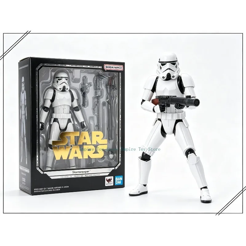 【In Stock】Bandai SHF Star Wars Episode IV A New Hope Stormtrooper Classic Ver Action Collectible Figure Model