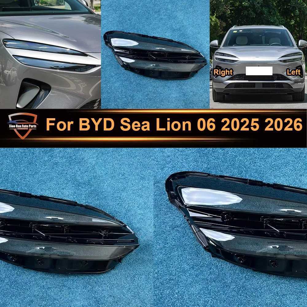

Transparent Headlamp Shell For BYD 2025 2026 Sea Lion 06 Lampmask Lamp Shade Headlight Cover Replace The Original Lampshade