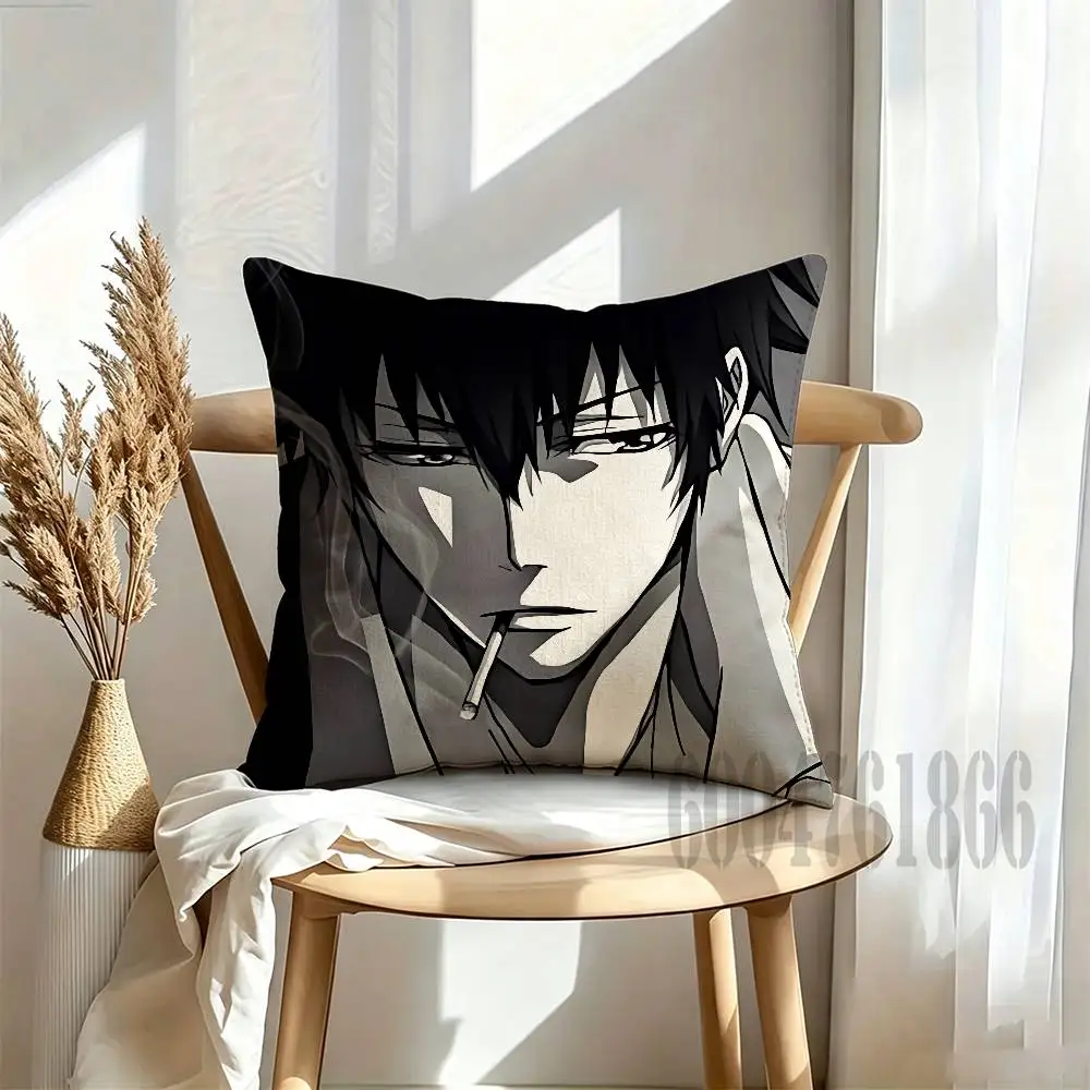 PSYCHO PASS Throw Pillow Cover Home Decor Art Design Decor Pillowcase Cushion Cover for Bed Sofa Living Room, Indoor and Outdoor