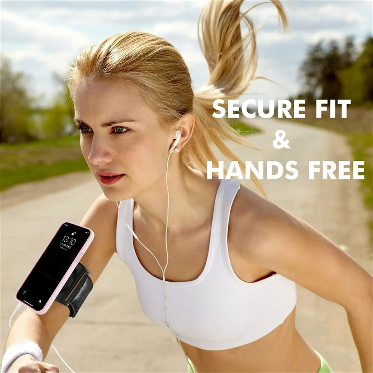 Magnetic Phone Holder Arm Mount for Cycling Gym Arm Running Arm Phone Holder-ABLM view 3
