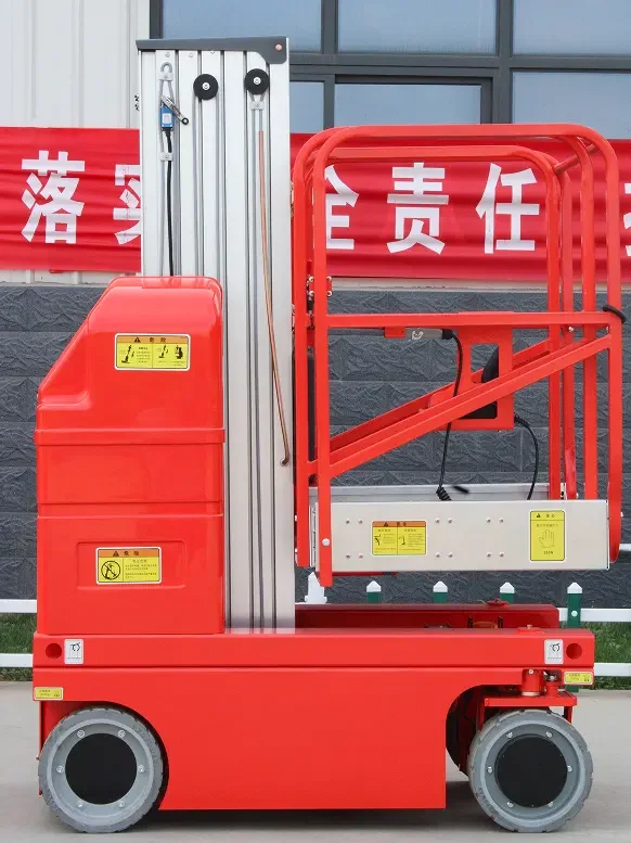 Everlift 150 kg verhoogd werkplatform semi-elektrisch CE ISO goede prijs schaarhoogwerker China vorkheftruck