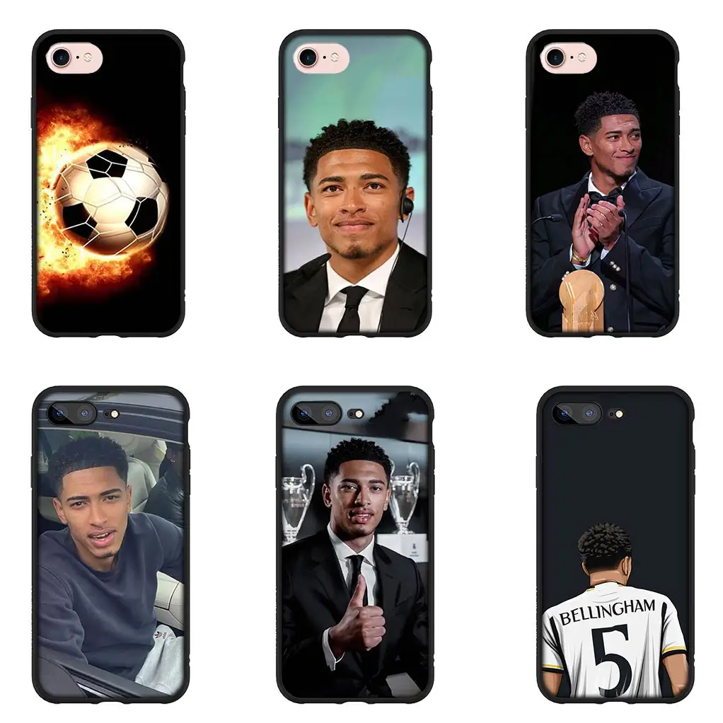 Soccer NO 5 Football No5 Cover Phone Case for Apple iPhone 16 11 Pro XS Max X XR 7 8 6S Plus + SE 2022 16+ Flexible Coque